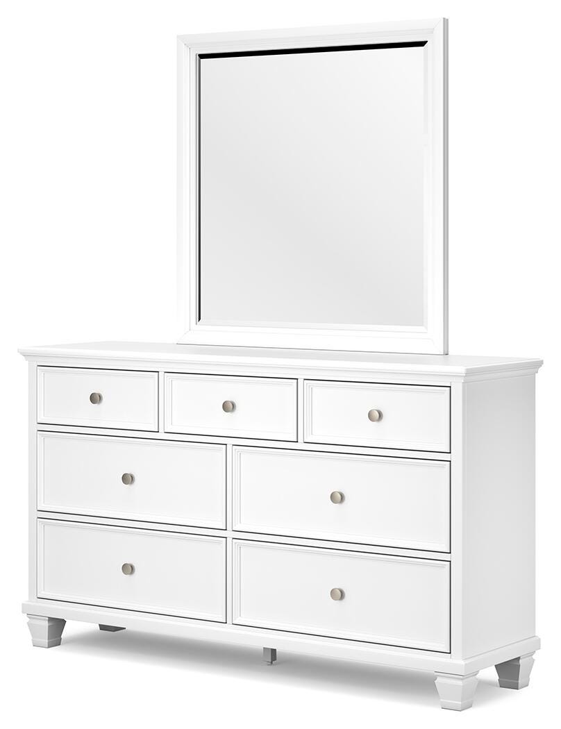 Fortman Dresser and Mirror - White (4)