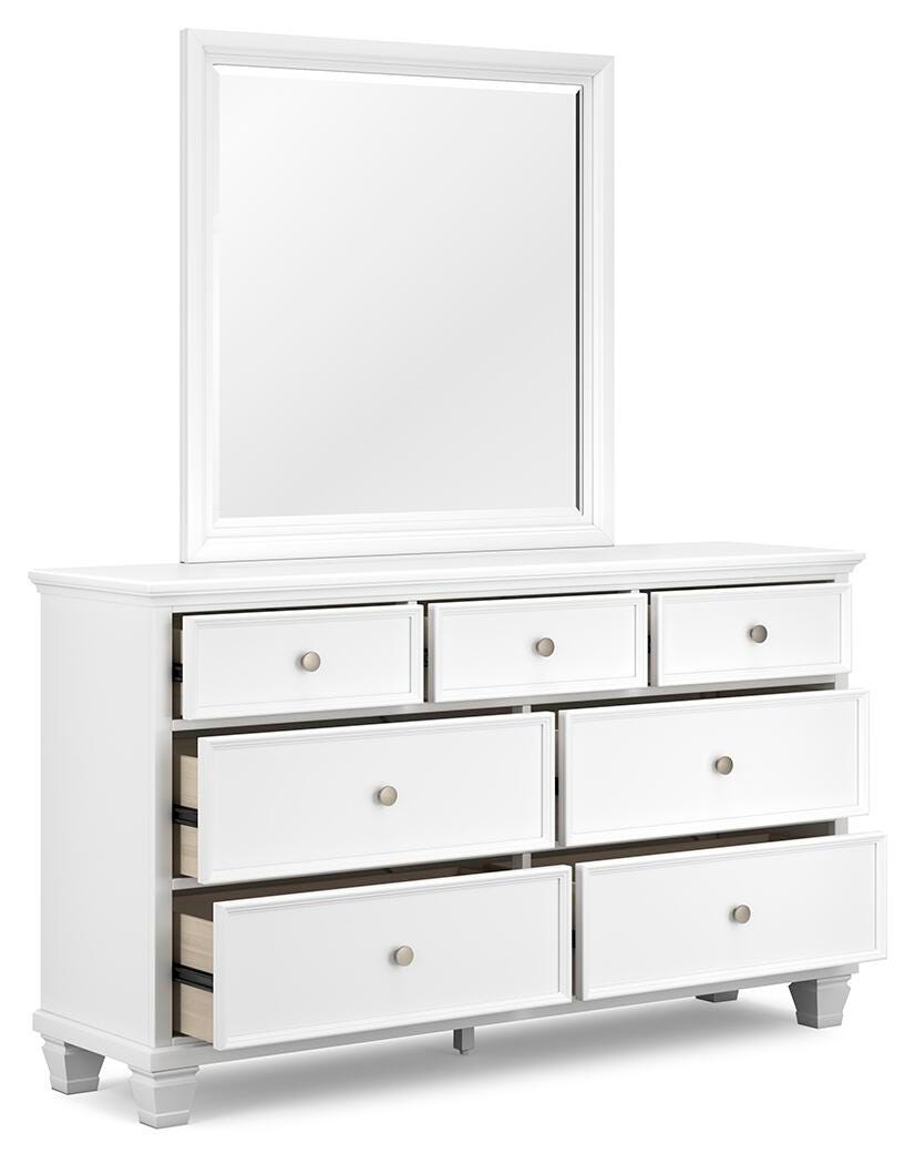 Fortman Dresser and Mirror - White (3)