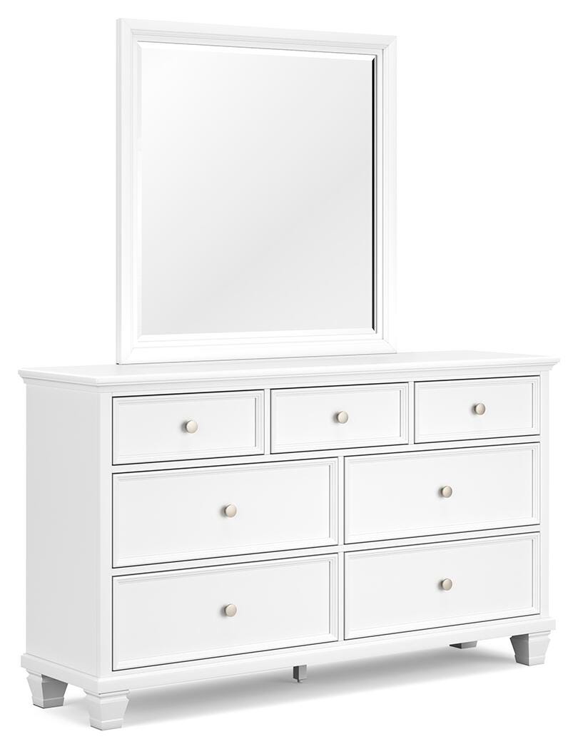Fortman Dresser and Mirror - White (1)