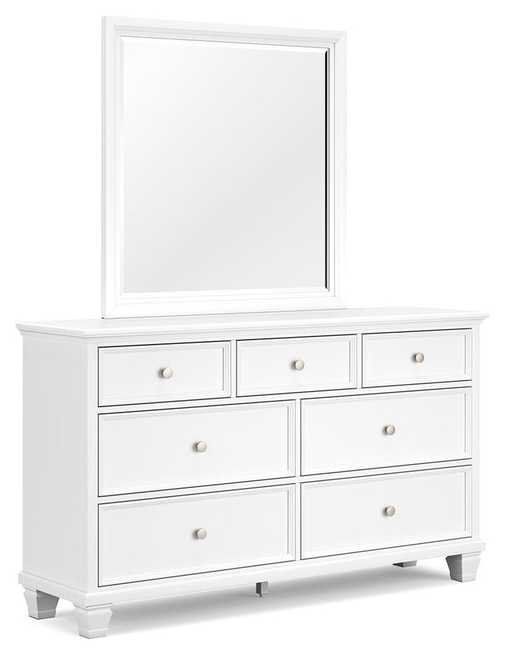 Fortman Dresser and Mirror - White (1)
