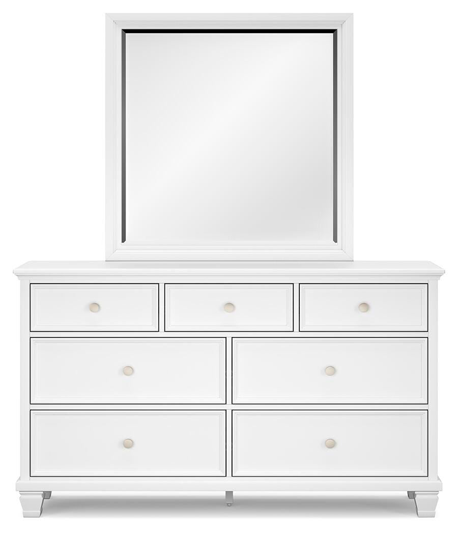 Fortman Dresser and Mirror - White (5)