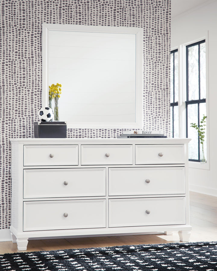 Fortman Dresser and Mirror - White (9)