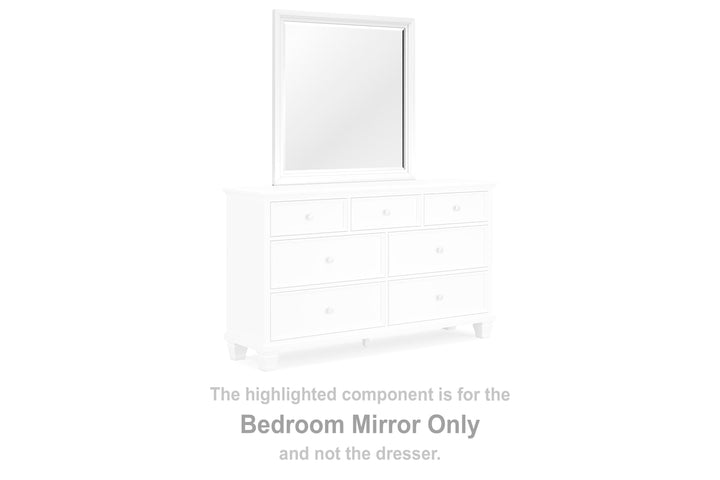 Fortman Bedroom Mirror - White (3)