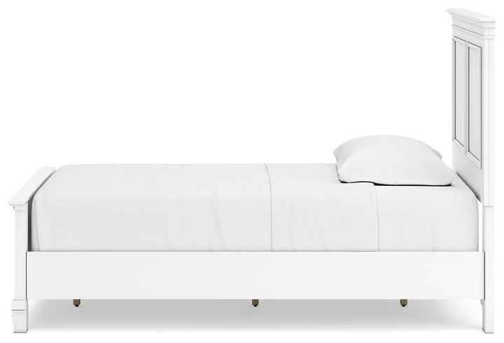 Fortman Twin Panel Bed - White (8)