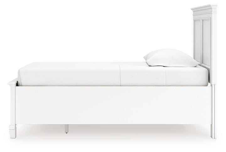 Fortman Twin Panel Storage Bed - White (8)