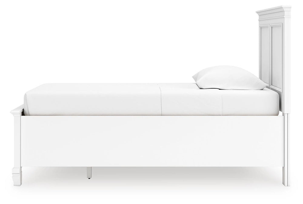 Fortman Twin Panel Storage Bed - White (8)