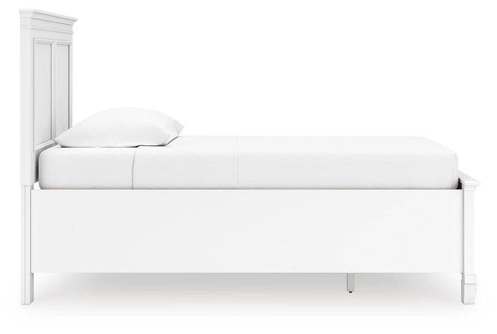 Fortman Twin Panel Storage Bed - White (6)