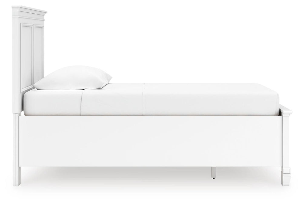 Fortman Twin Panel Storage Bed - White (6)