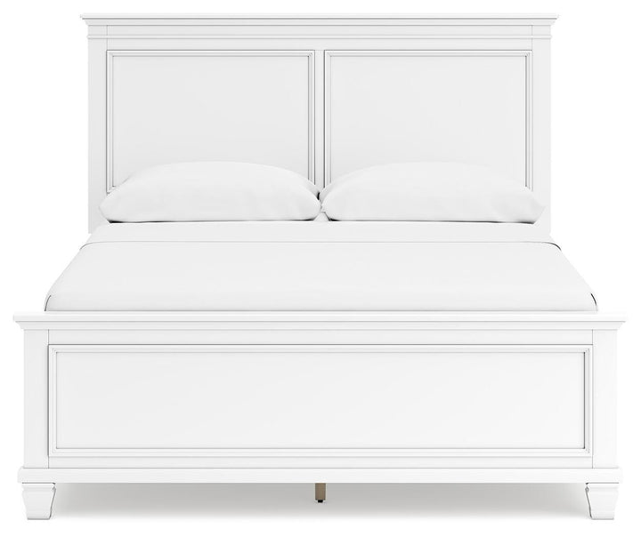 Fortman Queen Panel Bed - White (5)