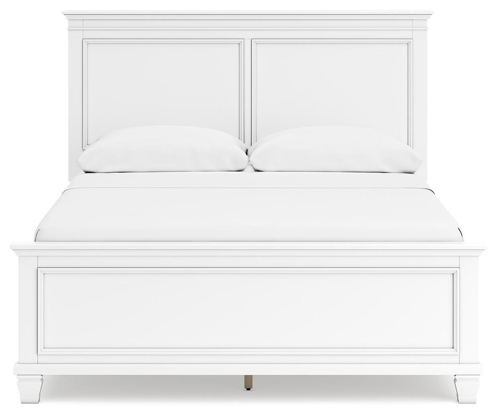 Fortman Queen Panel Bed - White (5)