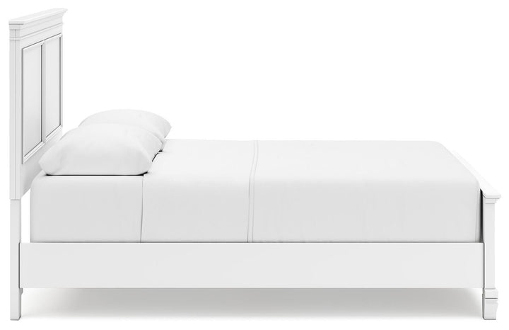 Fortman Queen Panel Bed - White (8)