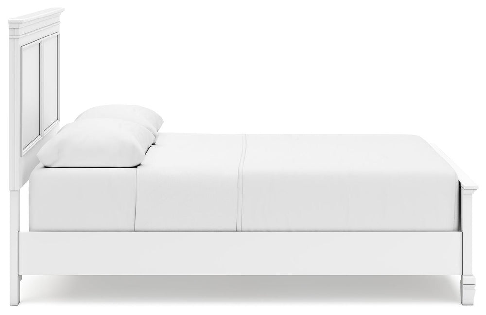Fortman Queen Panel Bed - White (8)