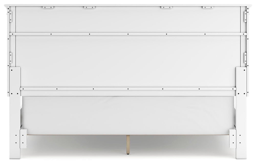 Fortman California King Panel Bed - White (5)