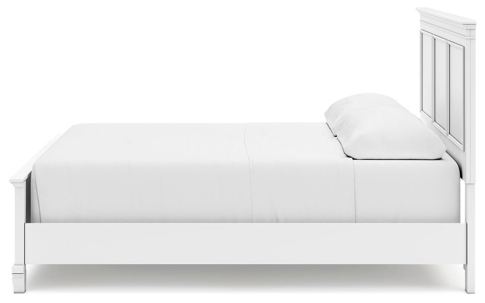 Fortman California King Panel Bed - White (6)