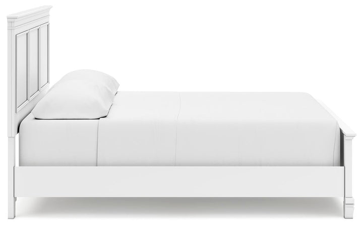 Fortman California King Panel Bed - White (7)