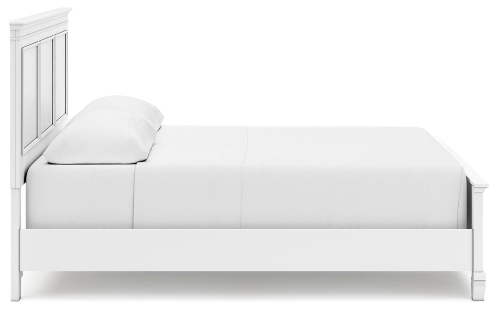 Fortman California King Panel Bed - White (7)