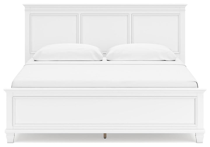 Fortman King Panel Bed - White (5)