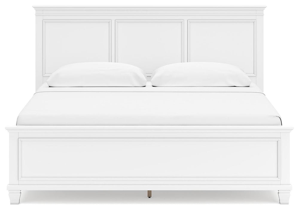 Fortman King Panel Bed - White (5)