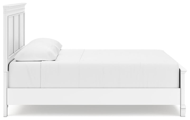 Fortman King Panel Bed - White (8)