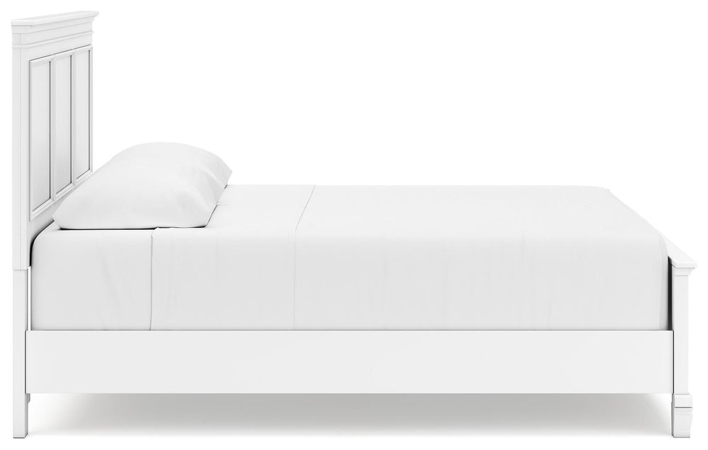 Fortman King Panel Bed - White (8)