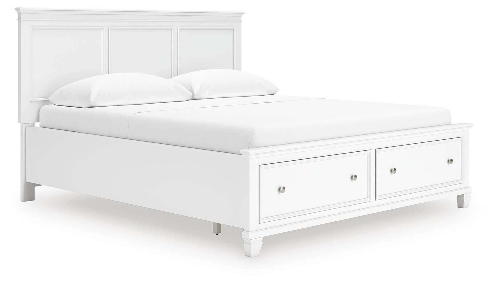 Fortman California King Panel Storage Bed - White (1)