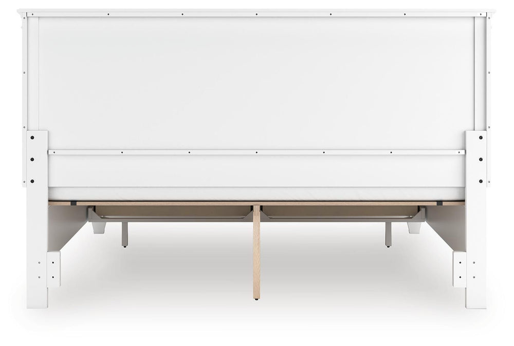 Fortman King Panel Storage Bed - White (7)