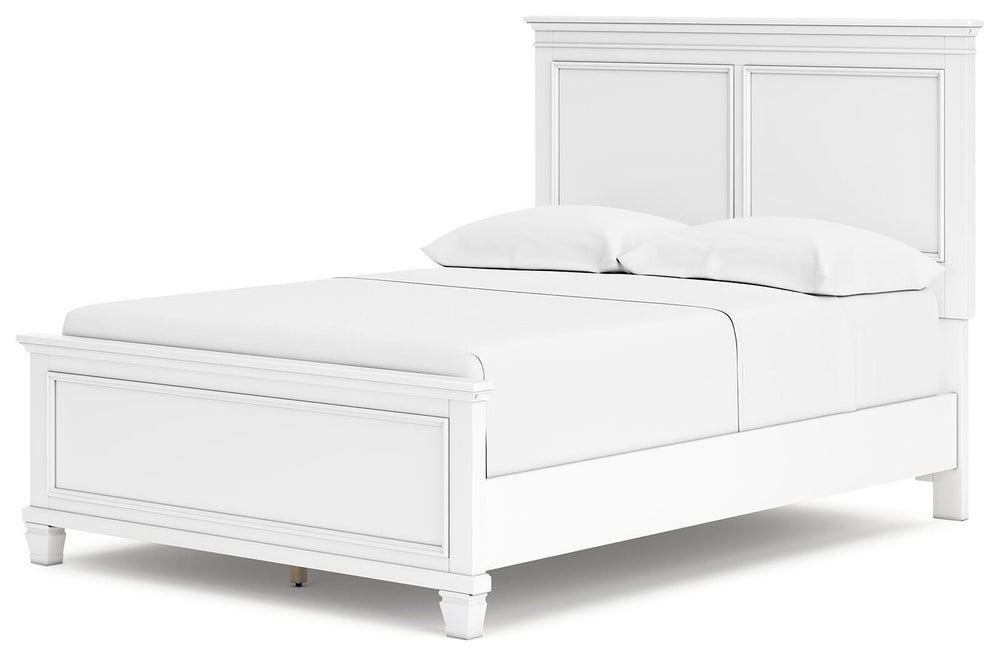 Fortman Full Panel Bed - White (3)