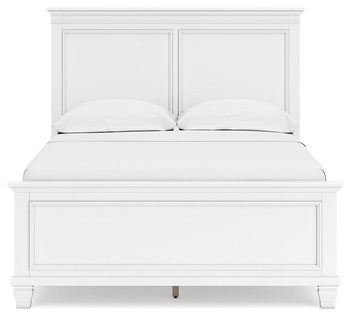 Fortman Full Panel Bed - White (4)