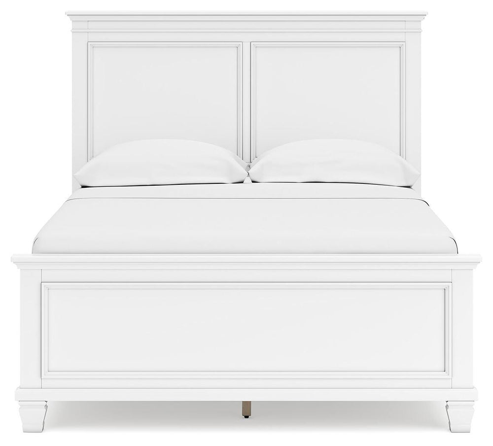 Fortman Full Panel Bed - White (4)