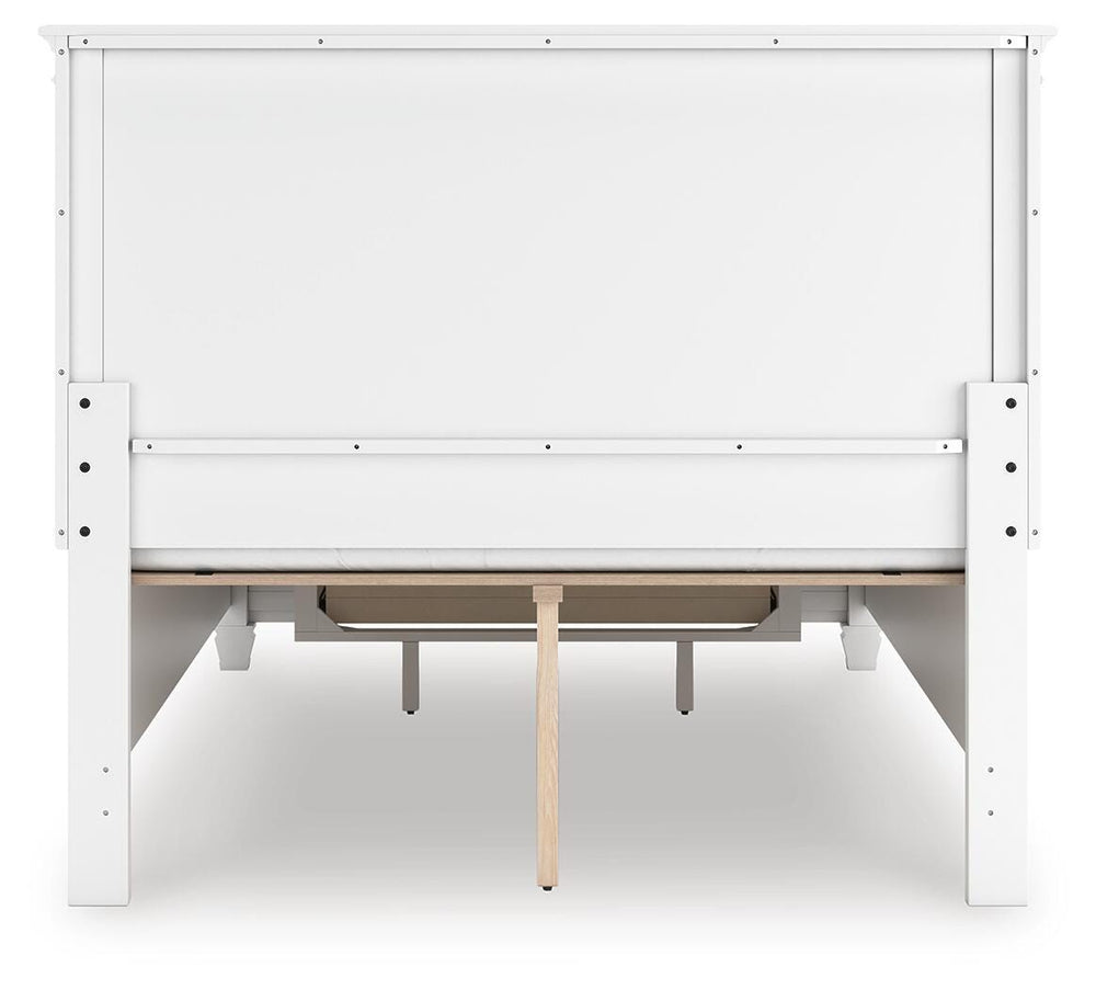 Fortman Full Panel Storage Bed - White (7)