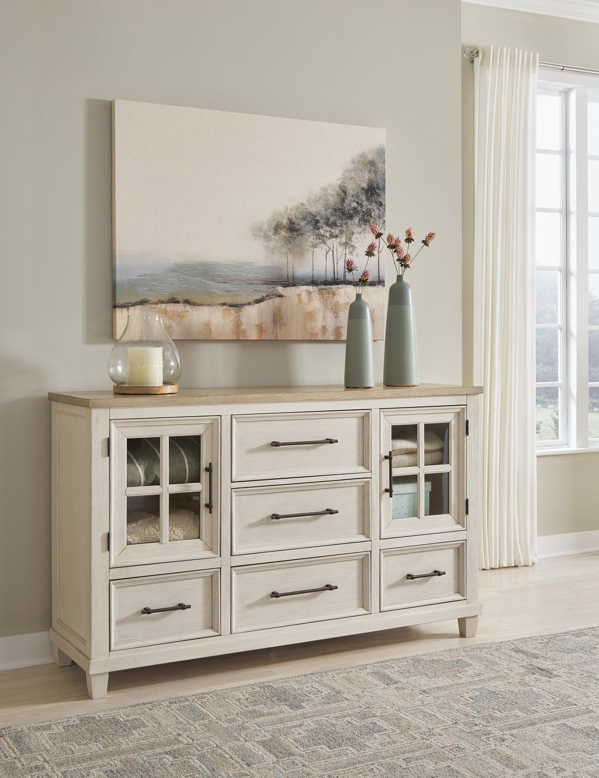 Shaybrock Dresser - White (2)