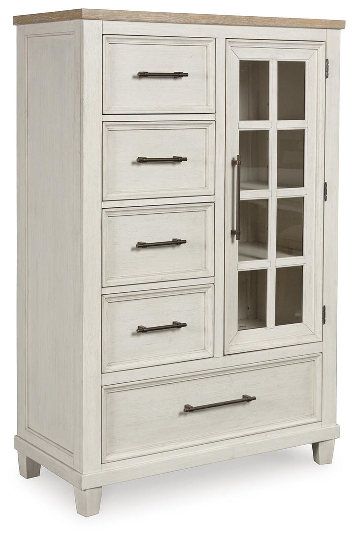 Shaybrock Door Chest - White (1)