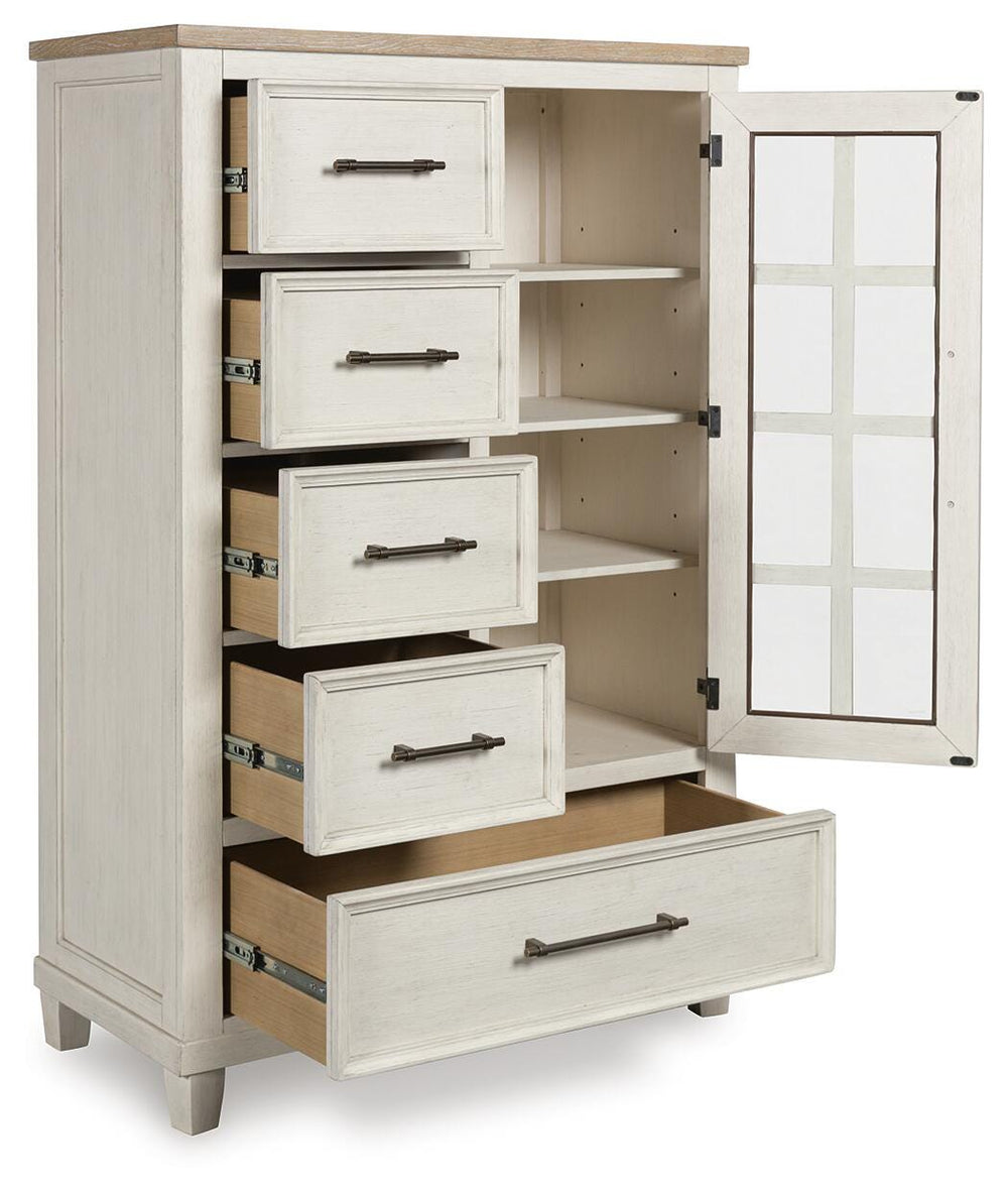 Shaybrock Door Chest - White (3)