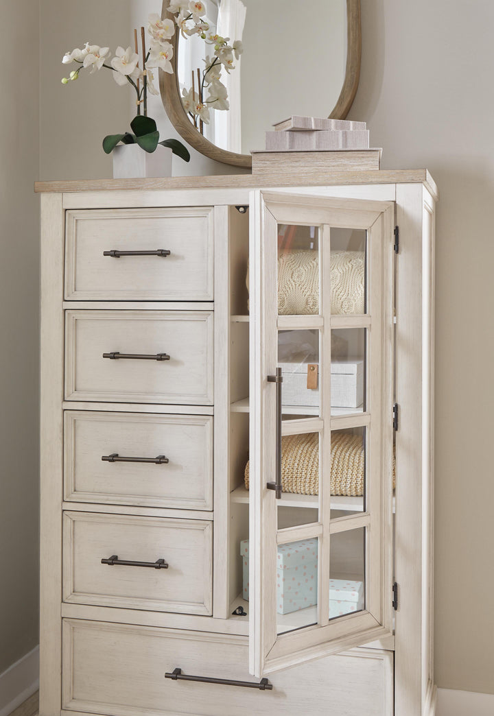 Shaybrock Door Chest - White (7)