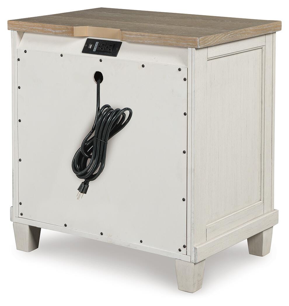 Shaybrock Nightstand - White (6)