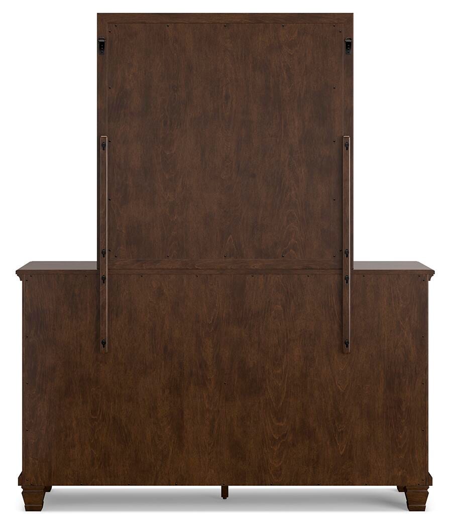 Danabrin Dresser and Mirror - Dark Brown (6)