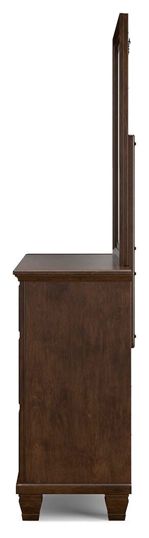 Danabrin Dresser and Mirror - Dark Brown (7)