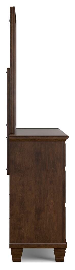Danabrin Dresser and Mirror - Dark Brown (8)