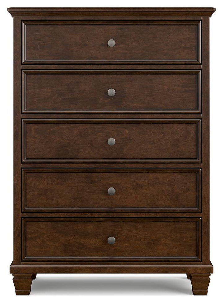 Danabrin Chest of Drawers - Dark Brown (5)