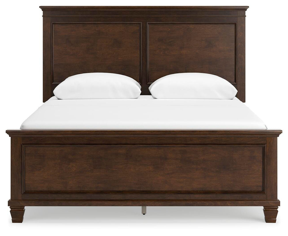 Danabrin Queen Panel Bed - Dark Brown (5)