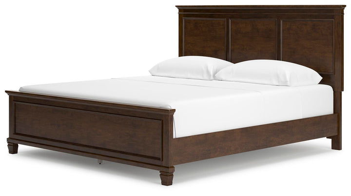 Danabrin California King Panel Bed - Dark Brown (3)
