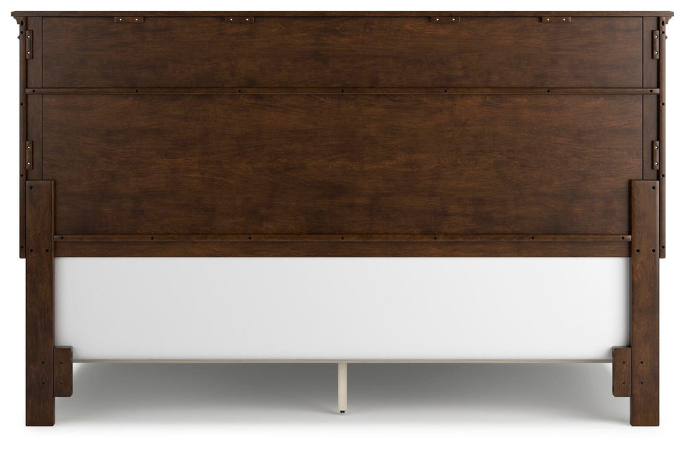 Danabrin California King Panel Bed - Dark Brown (5)