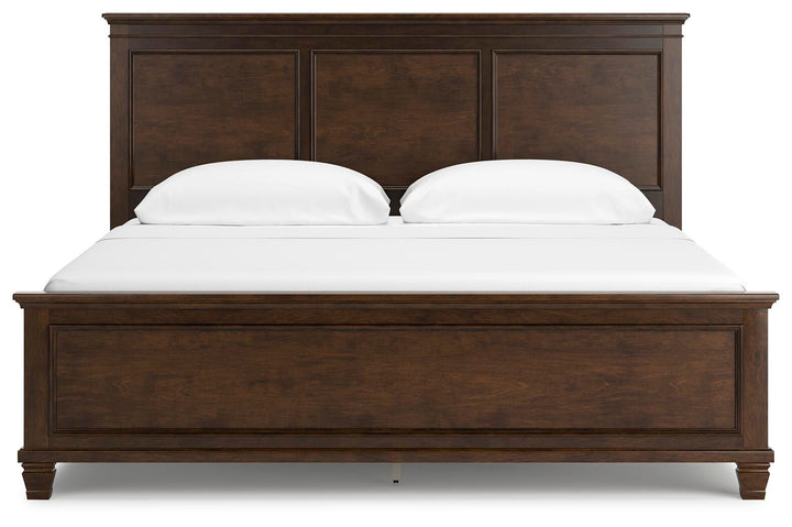 Danabrin California King Panel Bed - Dark Brown (4)