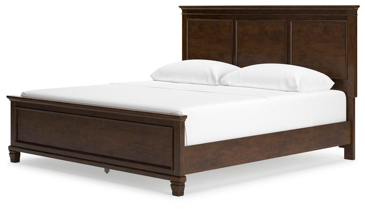 Danabrin King Panel Bed - Dark Brown (4)