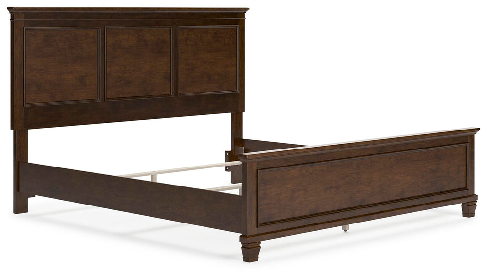 Danabrin King Panel Bed - Dark Brown (3)