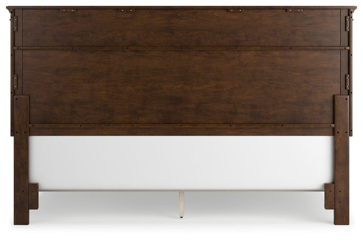Danabrin King Panel Bed - Dark Brown (6)