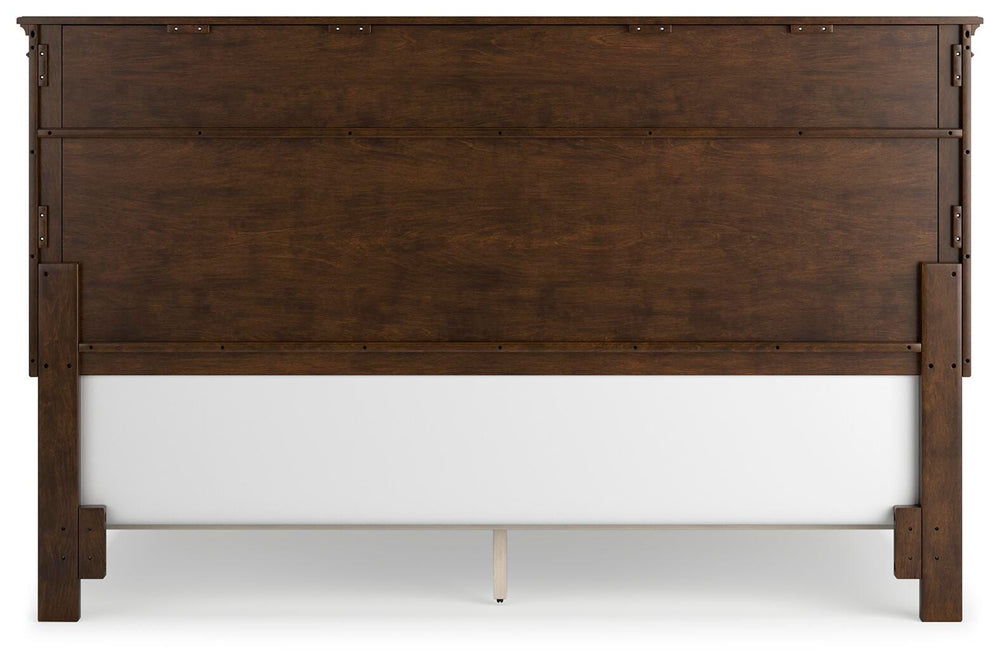Danabrin King Panel Bed - Dark Brown (6)