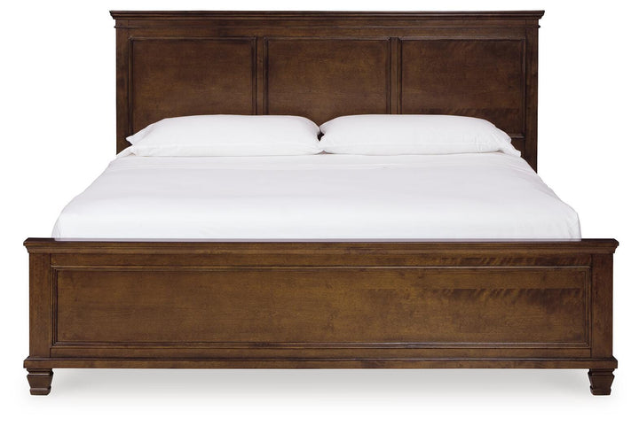 Danabrin King Panel Bed - Dark Brown (5)