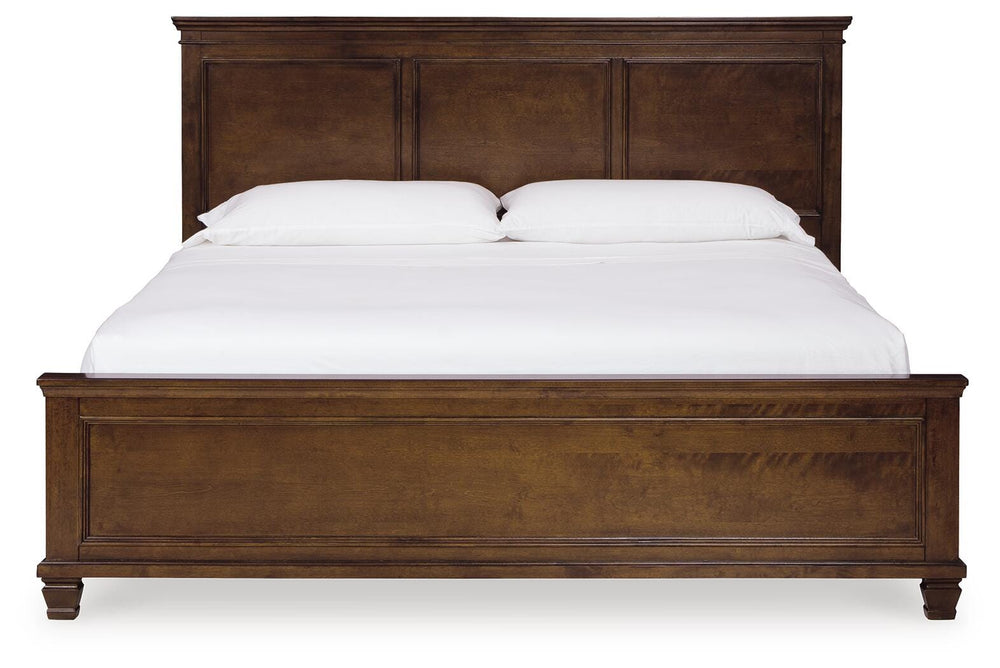 Danabrin King Panel Bed - Dark Brown (5)