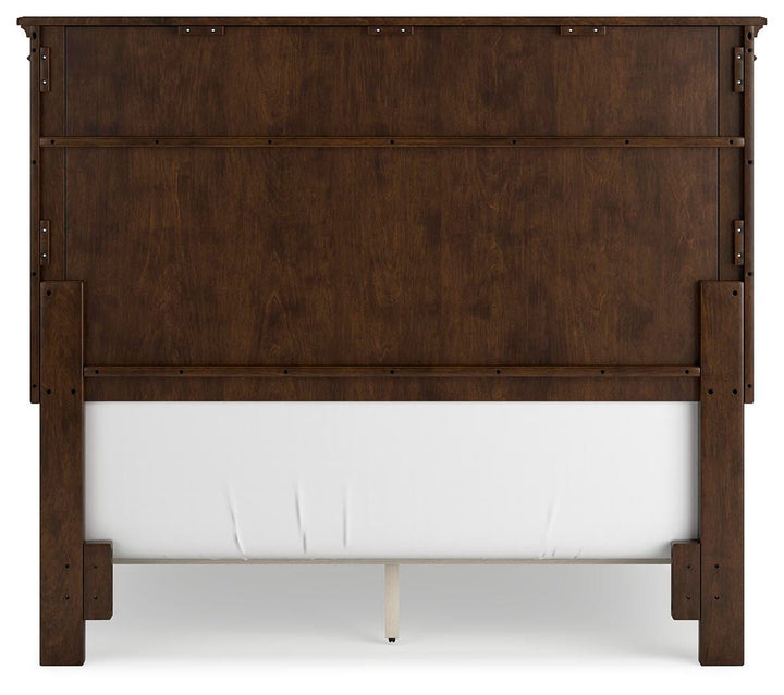 Danabrin Full Panel Bed - Dark Brown (7)